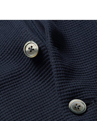 Cardigan en tricot bleu marine Camoshita