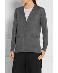 Cardigan en tricot gris foncé DKNY