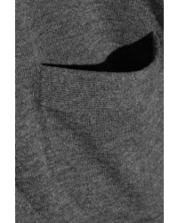 Cardigan en tricot gris foncé DKNY