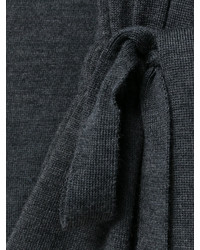 Cardigan en tricot gris foncé P.A.R.O.S.H.