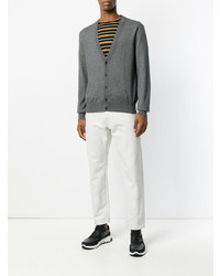 Cardigan en tricot gris foncé Maison Margiela