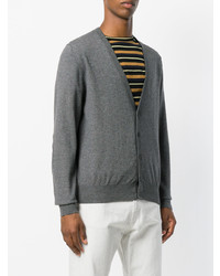 Cardigan en tricot gris foncé Maison Margiela