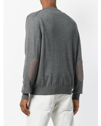 Cardigan en tricot gris foncé Maison Margiela