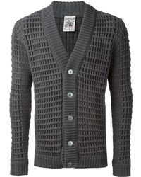 Cardigan en tricot gris foncé S.N.S. Herning