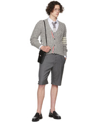 Cardigan en tricot gris Thom Browne