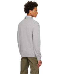 Cardigan en tricot gris Ps By Paul Smith