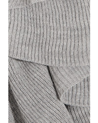 Cardigan en tricot gris MM6 MAISON MARGIELA