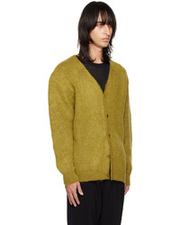 Cardigan en tricot jaune Needles