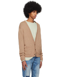 Cardigan en tricot marron clair John Elliott