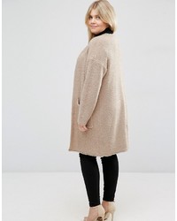 Cardigan en tricot marron clair Asos