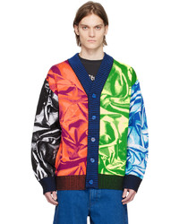 Cardigan en tricot multicolore AGR