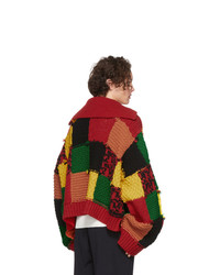 Cardigan en tricot multicolore JW Anderson