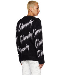 Cardigan en tricot noir et blanc Givenchy
