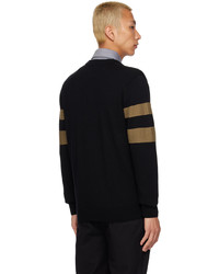 Cardigan en tricot noir Fred Perry