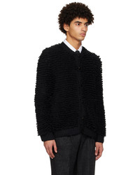 Cardigan en tricot noir Ernest W. Baker