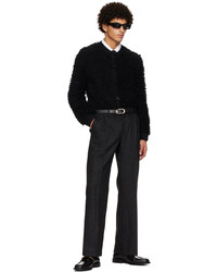 Cardigan en tricot noir Ernest W. Baker