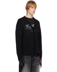 Cardigan en tricot noir Givenchy
