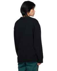 Cardigan en tricot noir Undercoverism