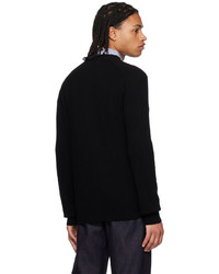 Cardigan en tricot noir Comme Des Garcons Play