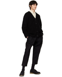 Cardigan en tricot noir YMC