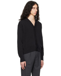 Cardigan en tricot noir Auralee