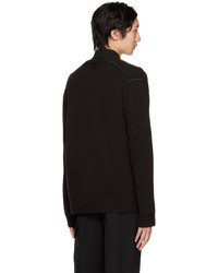 Cardigan en tricot noir Bottega Veneta