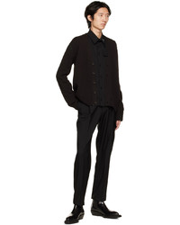 Cardigan en tricot noir Bottega Veneta