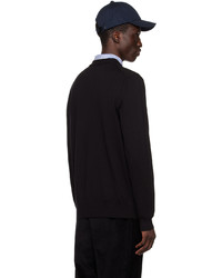 Cardigan en tricot noir Ps By Paul Smith