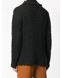 Cardigan en tricot noir Barena