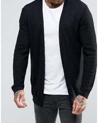 Cardigan en tricot noir Asos