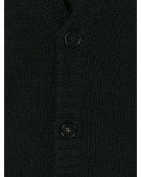 Cardigan en tricot noir Maison Margiela