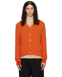 Cardigan en tricot orange Marni