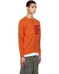 Cardigan en tricot orange Soulland