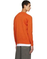 Cardigan en tricot orange Soulland