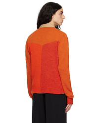 Cardigan en tricot orange Marni
