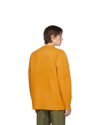 Cardigan en tricot orange Acne Studios