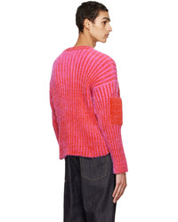 Cardigan en tricot rouge Jacquemus