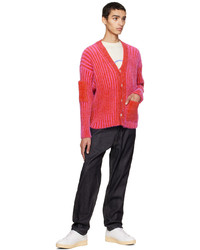 Cardigan en tricot rouge Jacquemus
