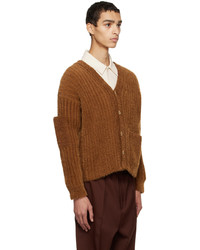 Cardigan en tricot tabac Jacquemus