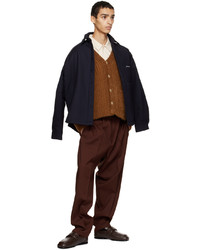 Cardigan en tricot tabac Jacquemus