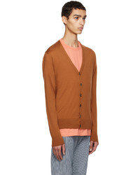 Cardigan en tricot tabac Gabriela Hearst