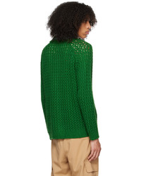 Cardigan en tricot vert Marni