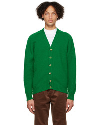 Cardigan en tricot vert Howlin'