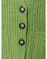 Cardigan en tricot vert Isabel Marant