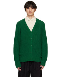 Cardigan en tricot vert YMC