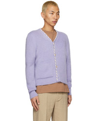 Cardigan en tricot violet clair Jacquemus