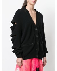 Cardigan épaisse noir Christopher Kane