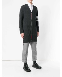 Cardigan gris foncé Thom Browne