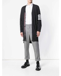 Cardigan gris foncé Thom Browne