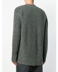 Cardigan gris foncé Jil Sander